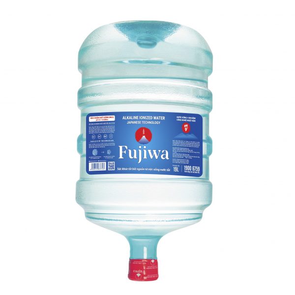 bình nước ion kiềm Fujiwa 19L úp nóng lạnh